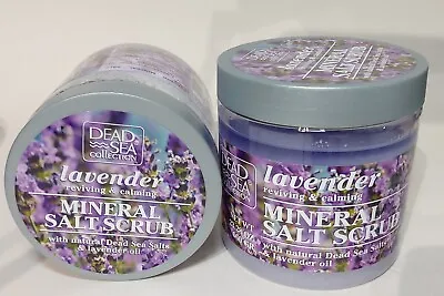 £7.89 • Buy 2 X 660g Dead Sea Collection Lavender Oil Mineral Salt Natural Bath Body Scrub