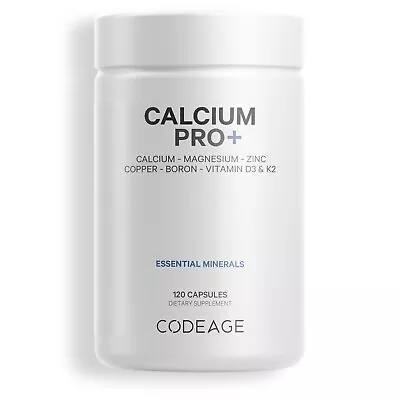 Codeage Calcium+ Supplement Magnesium Zinc Copper Boron Vitamin D3 K2 120 Ct • $29.99