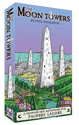 THE MOON TOWERS: Expansion Board Game For Paupers' Ladder (fantasy Talisman) • £22