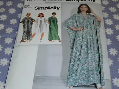 Simplicity 8877 Misses Caftan Muumuu In 2 Lengths Pattern-new Uncut-xs-xl • $10.99