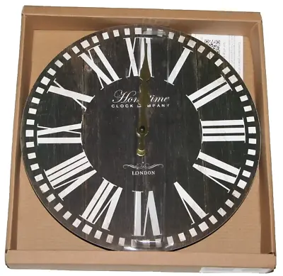 Wall Clock - Hometime Clock Company London Design (30cm) *NEW* Boxed • £12.99