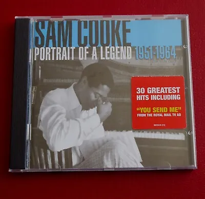 SAM COOKE - PORTRAIT OF A LEGEND 1951-1964 (2003 REMASTERED 30 Trk CD ALBUM) • £5.50