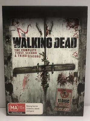 The Walking Dead : Season 1-3  *Missing 1 Disc* (DVD 2013) Region 4 • $21.50
