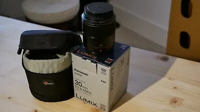 Panasonic Lumix G Macro 30mm F/2.8 Mega O.I.S. Lens - Black (HHS030) • £195