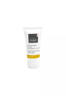 Ziaja Med Formula With Vitamin C Regenerating Night Cream 50Ml OFFICIAL UK • £11.85