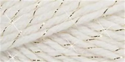 Mary Maxim Y127-100 Starlette Sparkle Yarn-White • $9.83