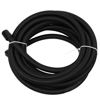 LokoCar AN6 PTFE 6AN E85 Fuel Line Hose Nylon Braided 10FT Black 5/16'' Inch ID • $19.99