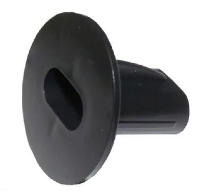10 X Auline Double Twin Black Wall Grommets TV Aerial Cable Entry Exit WF65 CCTV • £6.75