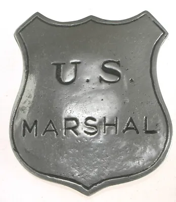 Marshal BadgeHistoric Novelty Old WestVintage#12Made In U.S.A. • $11.98