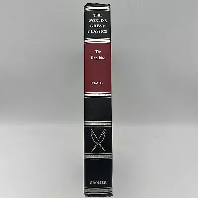 The Republic Plato 1958 World's Great Classics Grolier * • $19.91