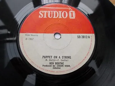 Ken Boothe - Puppet On A String 7'' Rocksteady 1967 Studio One Listen • £10