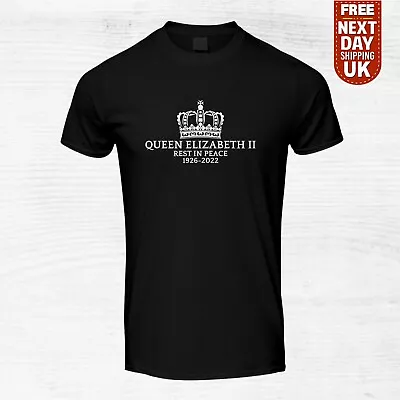 £9.99 • Buy Queen Elizabeth II T Shirt RIP Queen Of Heart 1926 2022 Men Women Unisex T-Shirt