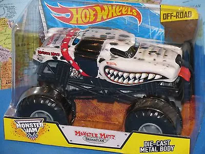 1/24 Hot Wheels Monster Jam Monster Mutt Dalmatian Truck Off-road Diecast *new* • $49.99