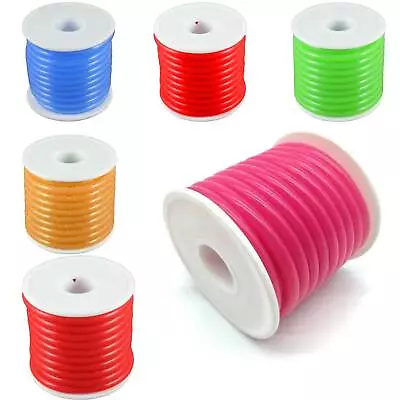 NEW 1Roll 16 Ft Multi-Color Silicone RC Nitro Fuel Line Tubing D5.2xø2.5MyQg • $10.99