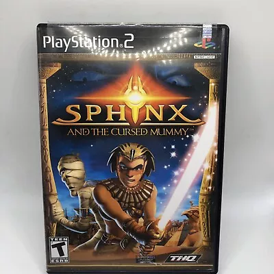 Sphinx And The Cursed Mummy (Sony PlayStation 2 2003) Ps2 Puzzle Video Game • $2