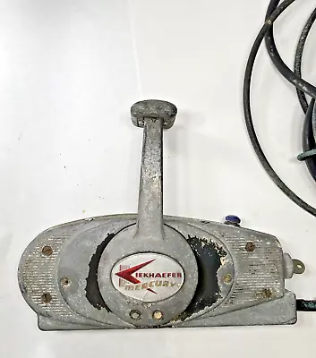 Vintage Mercury Kiekaefer Outboard Vintage Throttle Control Box With Keys • $338.88