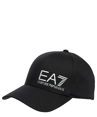 Emporio Armani EA7 Baseball Cap Men 247088CC01028321 Black - Silver • £57.60