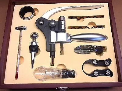 'THE EXECUTIVE' Complete Barware Box Set Bartender Kit 10 Piece Set New In Box • $39.99