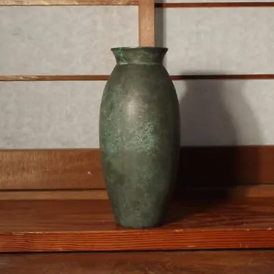 Japanese Vintage Bronze Flower Vase Signed BV425 • £139.75