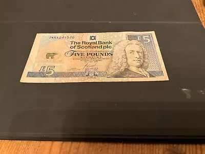 The Royal Bank Of Scotland £5 Banknote 17/7/05 Jack Nicklaus JWN1241570 • £8.99