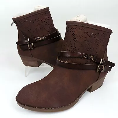 Blowfish Malibu San Fran Ankle Women' Boots Size 6.0 M Tobbaco Rustic NEW 7002 • $22.10