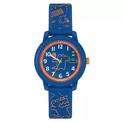 Lacoste 12.12 Blue Silicone Kids Watch - 2030056 • $99