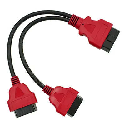 Car Extension Dual Connector Y Splitter Cable Adapter OBD Male Female Connection • $17.24
