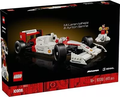 Lego 10330 Icons McLaren MP4/4 & Ayrton Senna Shield • $100