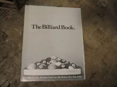 Sports Catalog Vintage The Billiard Book Pool Balls Cues Sticks 1972 • $8.99
