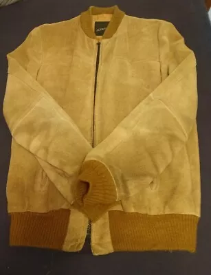 1960's Men's Suede Bomber Jacket Needs Cleaned + Liner • $5