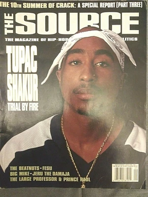 $200 • Buy Rare Vintage 1994 Source Rap Magazine September Tupac Trial Jeru Large Professor