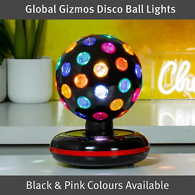 Global Gizmos Rotating Disco Balls / Kids Disco Lights / Classic Party Light • £17.99