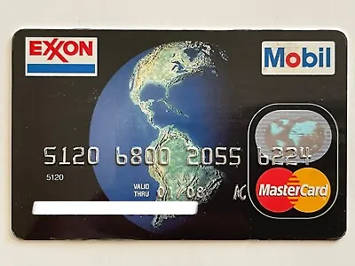 Exxon Mobil MasterCard Credit Card▪️Globe Design▪️Expired In 2008▪️Citibank • $21.99