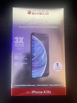 $6.89 • Buy ZAGG IPHONE X XS Clear Screen Protector Invisible Shield Glass+