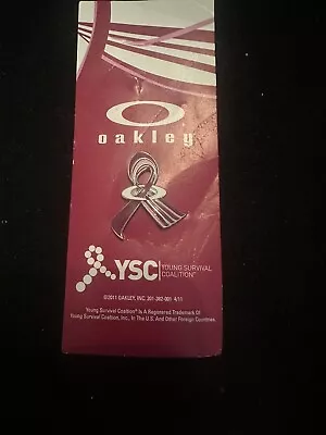 Oakley Breast Cancer Collectible Pin Young Survival Coalition YSC • $11