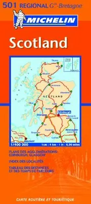 Scotland (Michelin Regional Maps) By VARIOUS Sheet Map Folded Book The Fast • $8.97