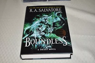 Boundless By R.A. Salvatore (1st Edition/First Printing Signed Hardcover) • $37.99