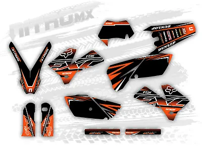 NitroMX Graphic Kit For KTM EXC EXC-F 125 250 300 450 525 2005 2006 2007 Enduro • $252.89