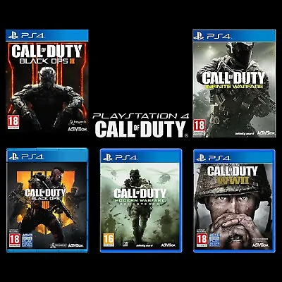 Call Of Duty COD PS4 Games For PlayStation 4 - New & Sealed • £15.99