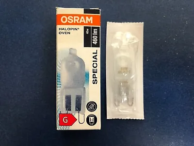£1.17 • Buy OSRAM Halogen Pen Base Lamp 40W G9 Matte 230V For Oven 66740 Halopin Oven