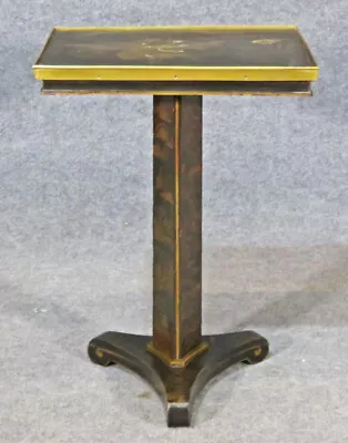 Maison Jansen Style Chinoiserie Brass Wrapped End Lamp Occasional Table C1920s • $1435.50