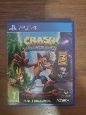 Crash Bandicoot N. Sane Trilogy : PlayStation 4 Ps4 - Free Postage • $22