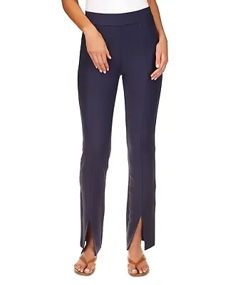 Michael Michael Kors Women's Seamed Split-Hem Leggings Midnight Blue US M • $21