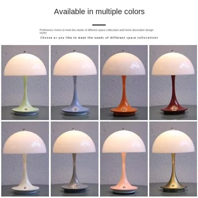 Dimmable LED Table Lamp Mushroom Flower Bud Lamp New Bedside Lamp  Night Light • $124.31