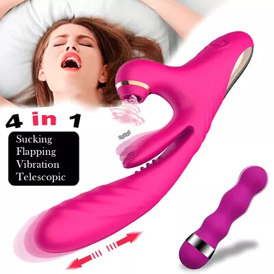 Patting Clitoris Rabbit Vibrator Dildo Thrusting G Spot Stimulator Adult Sex Toy • $22.85