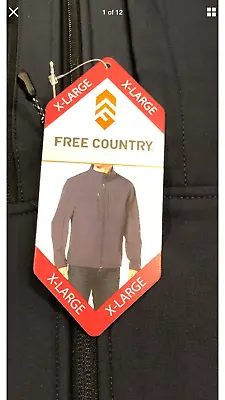 Free Country Men's Jacket Zip Up Stretch Fleece Coat Softshell Pockets You Pick • $29.99