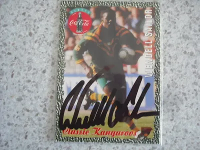 $14.99 • Buy Nrl Rugby League Card Personally Signed With Coa 1995 Wendell Sailor Kangaroos