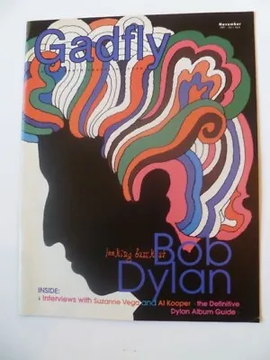 Gadfly Magazine October 1997 Special Issue On Bob Dylan With Milton Glaser Cover • $25