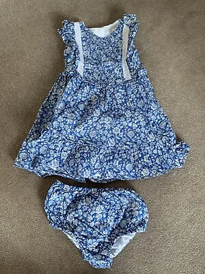 Ralph Lauren Baby Girl Floral Dress And Bloomer Size 18 Months As New • $50