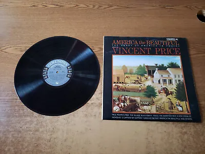 1960s MINT-EXC MEGARARE VINCENT PRICE America The Beautiful In Poetry 5668 LP33 • $24.74